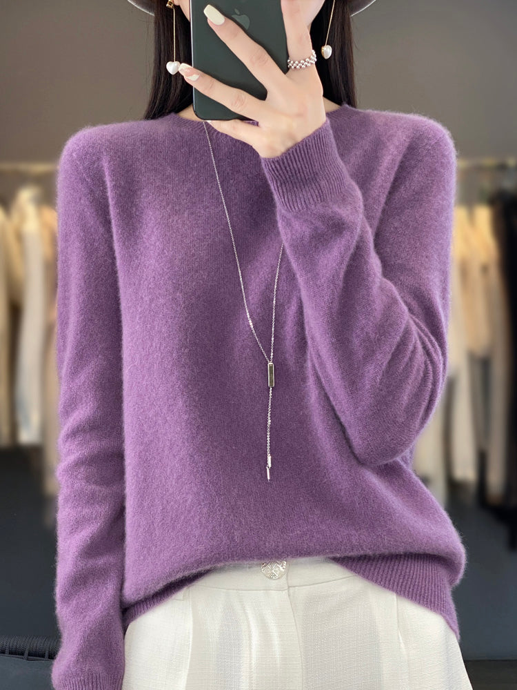 Anette - Varm cashmere-striktrøje