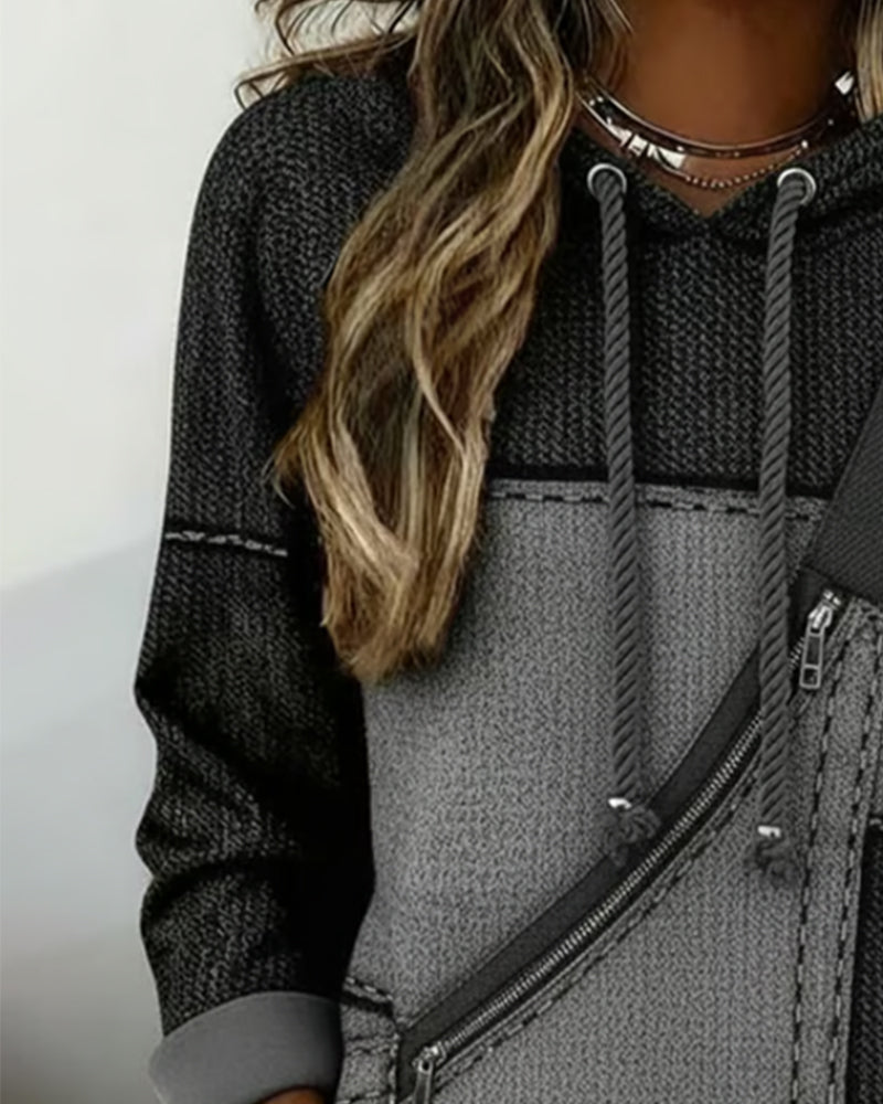 Rosita - Urban Color-Block Hoodie