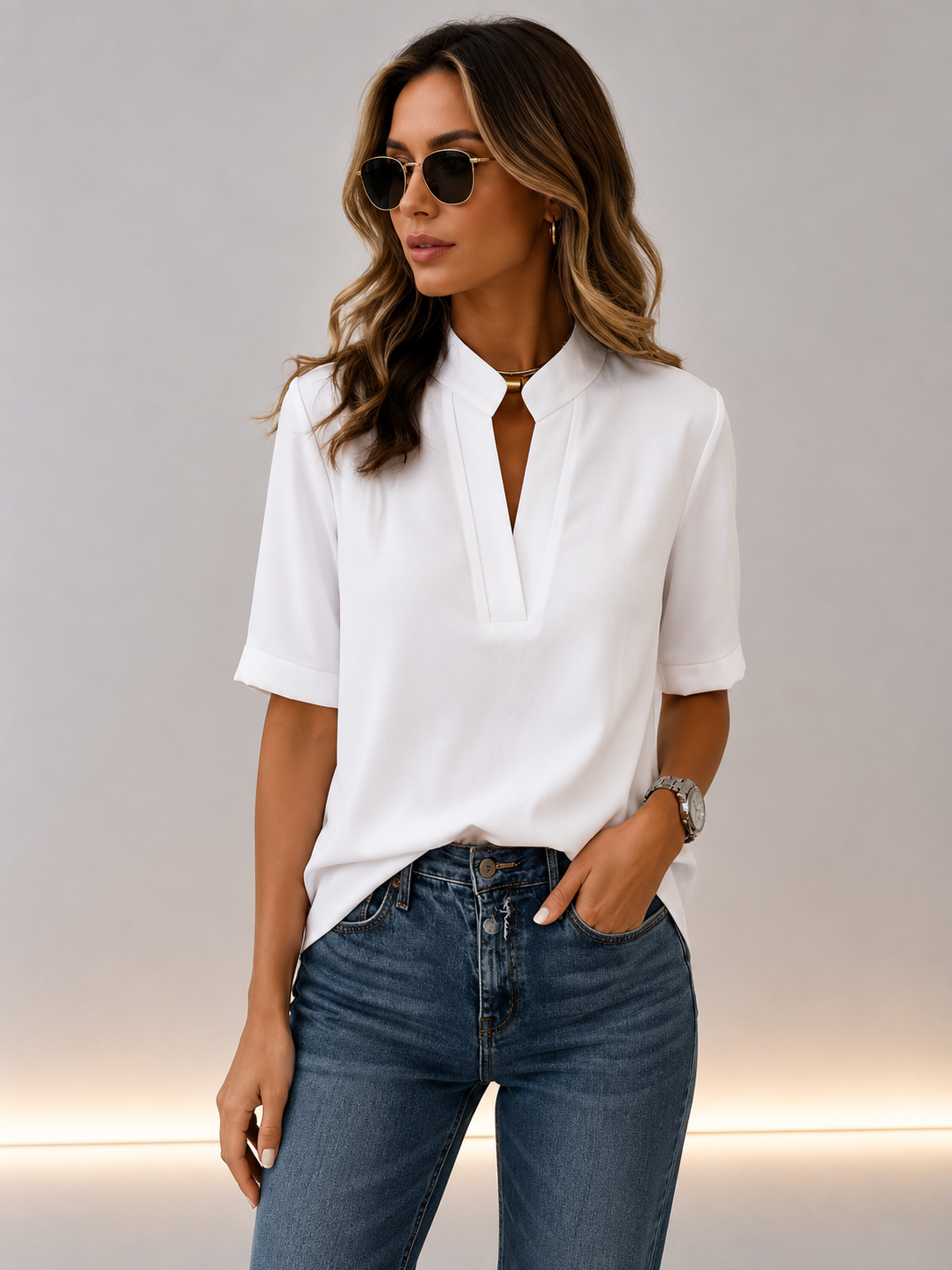 Alessia - Elegant afslappet skjorte