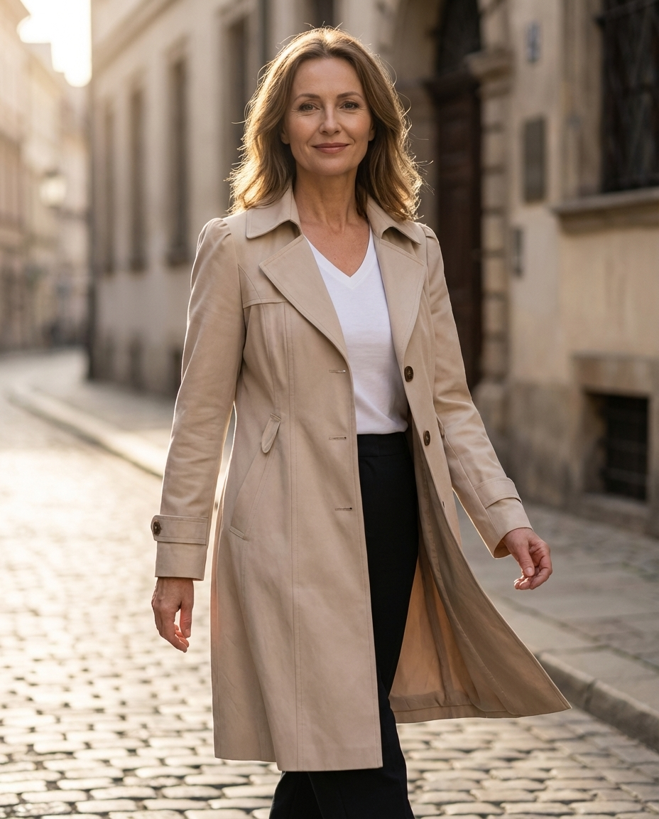 Olivia - Elegant og tidløs frakke