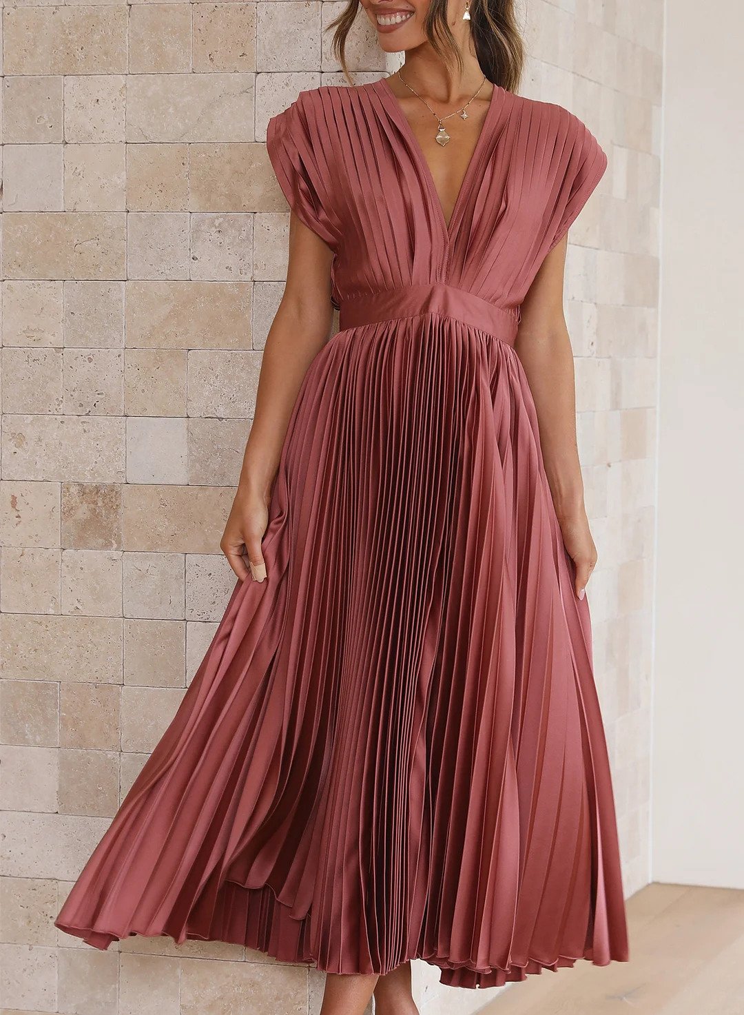Chiara - Elegant lang kjole