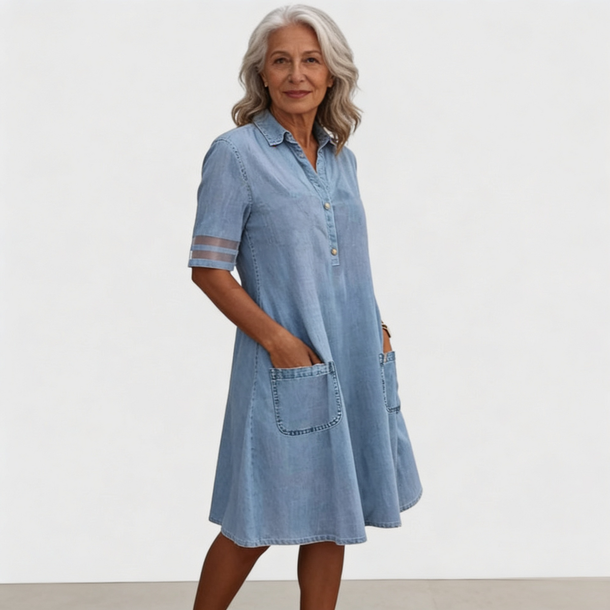 Bretagne - Elegant Denimkjole