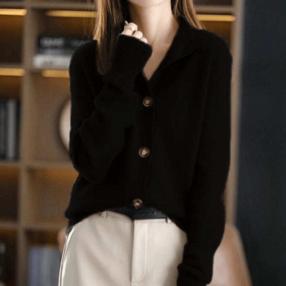 Annie - Elegant cardigan i kashmir