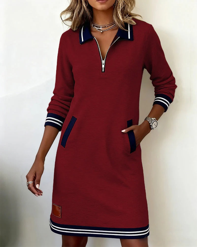 Nadege - Elegant sporty-chic kjole