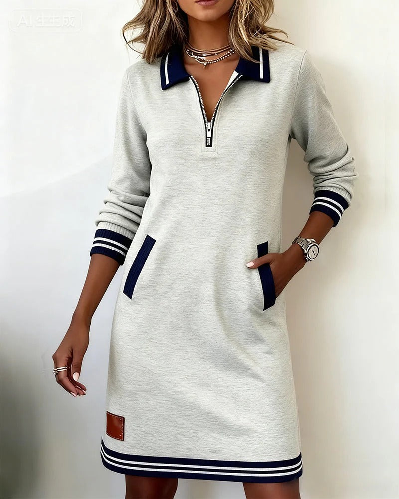 Nadege - Elegant sporty-chic kjole