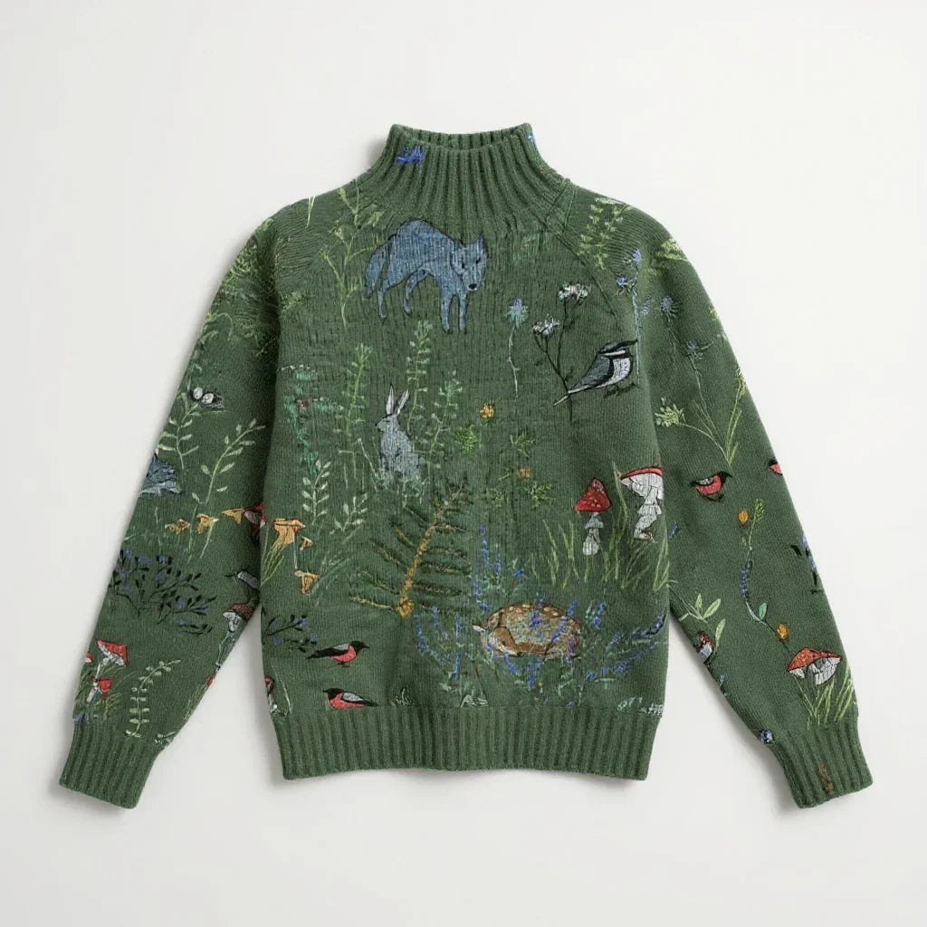HANA - Kunstnerisk Strikket Sweater