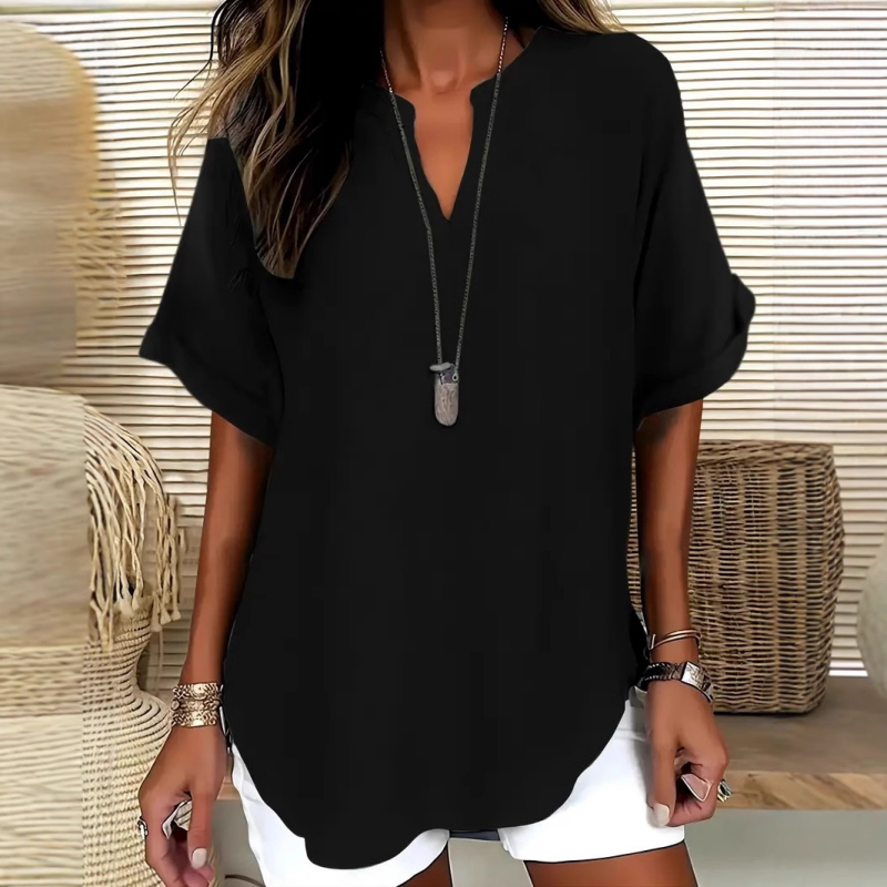 Véronique - Elegant afslappet bluse