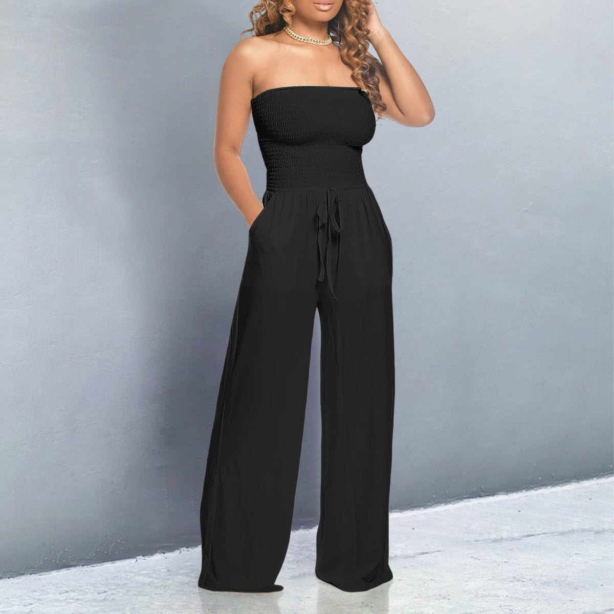 Denise - Elegant flydende jumpsuit