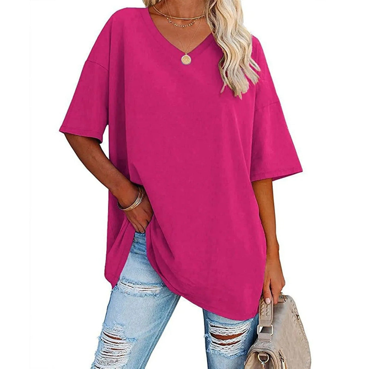 Gisele - Elegant T-shirt i bomuld