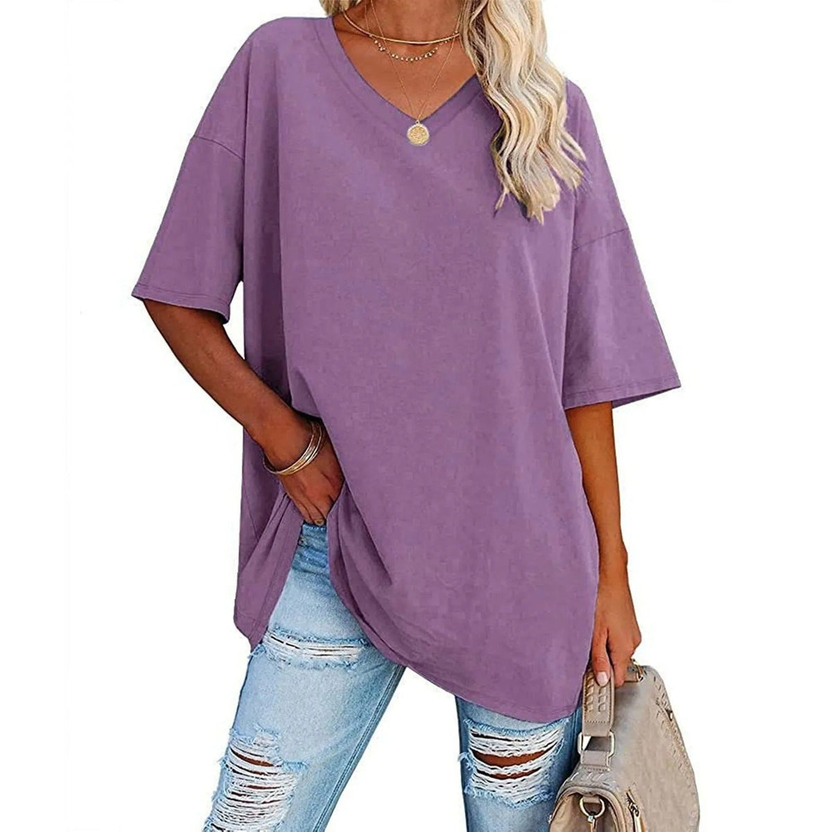Gisele - Elegant T-shirt i bomuld