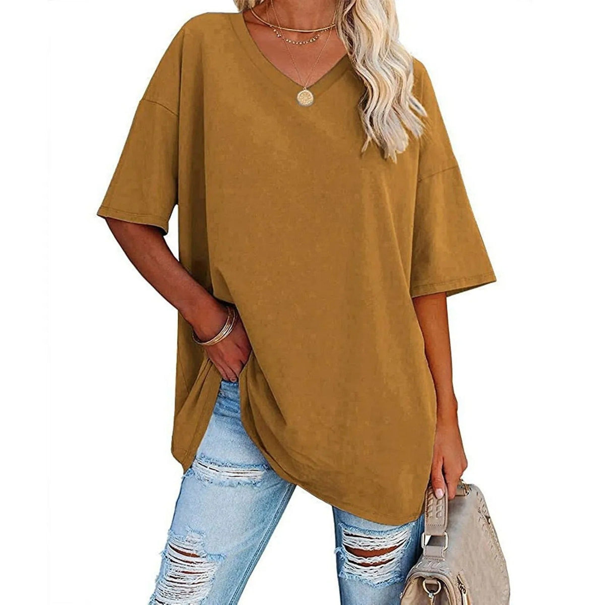 Gisele - Elegant T-shirt i bomuld