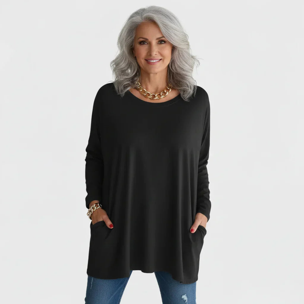 Mira - Elegant afslappet T-shirt