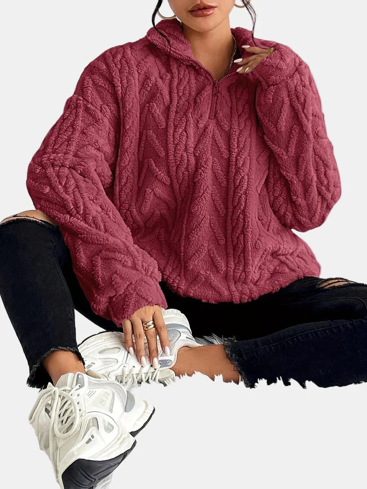 Marie - Elegant og behagelig cardigan med lynlås