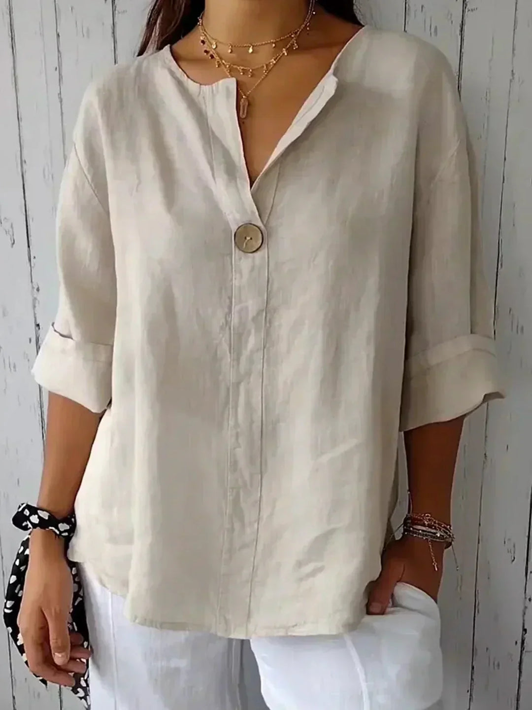 Freja - Elegant afslappet bluse