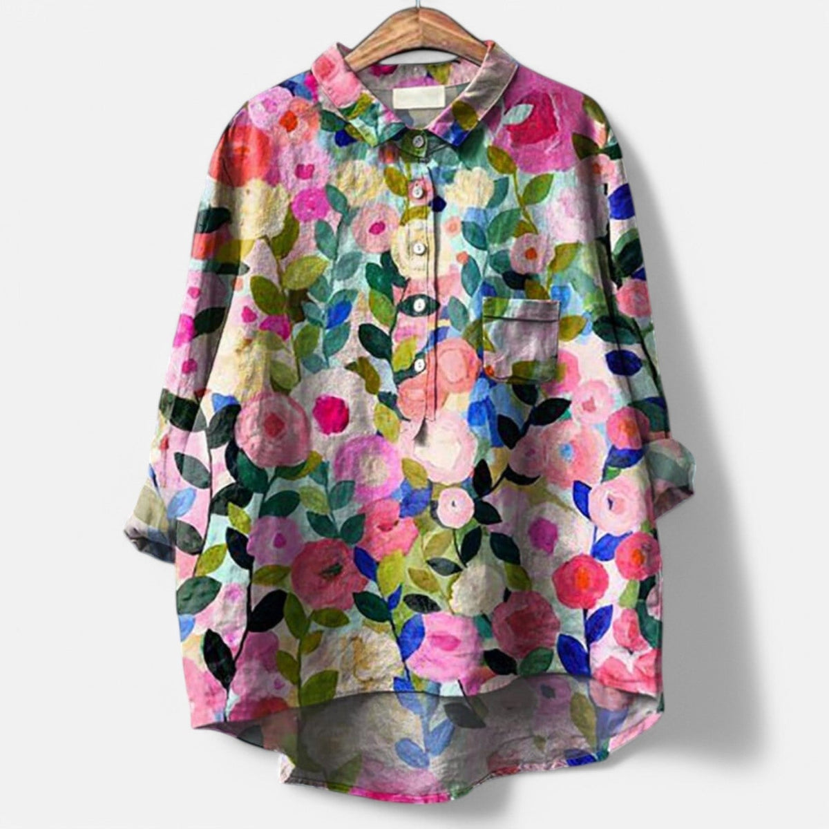 Frida - Elegant kunstnerisk bluse