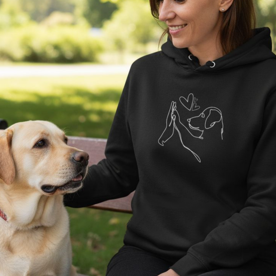 Ægte kærlighed - blød sweatshirt til firbenede venner