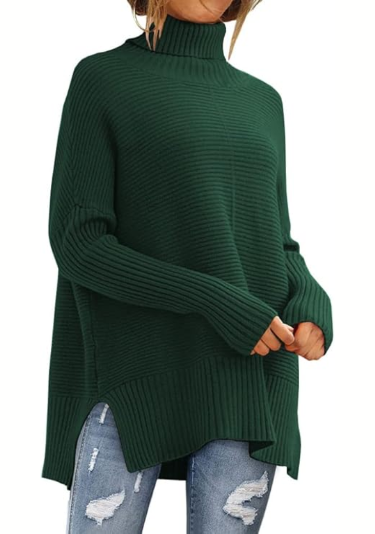 Anna - Behagelig rullekravesweater til efteråret