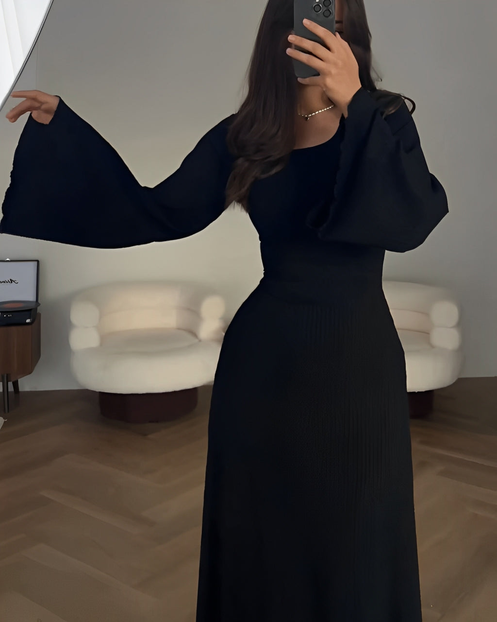 Gabriella - Elegant lang kjole