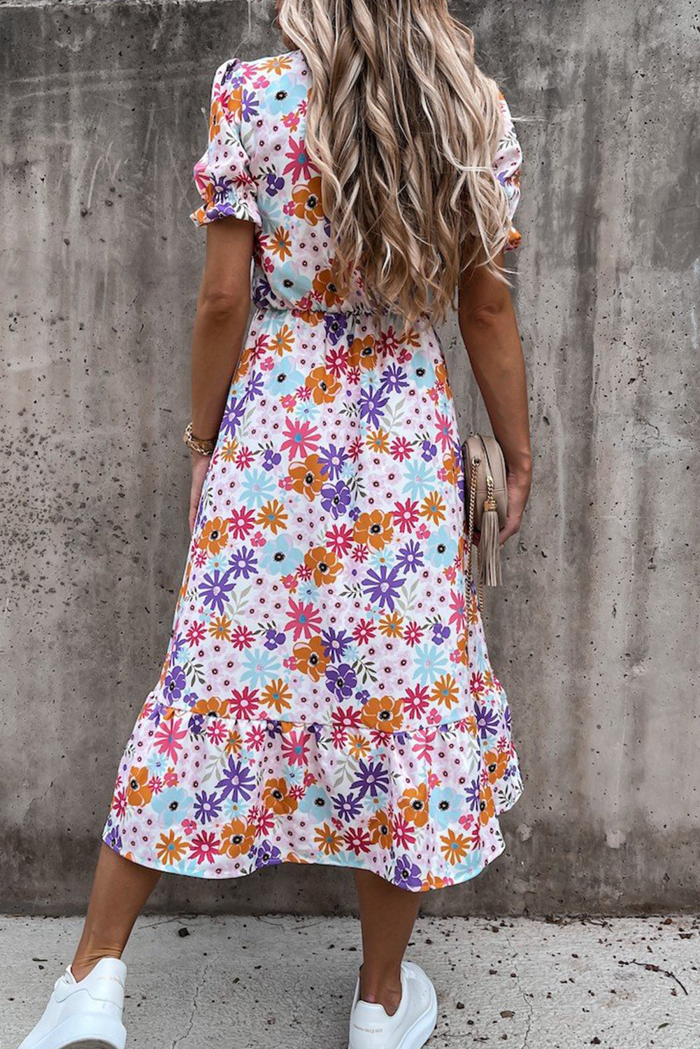 Georgia - Elegant blomsterkjole