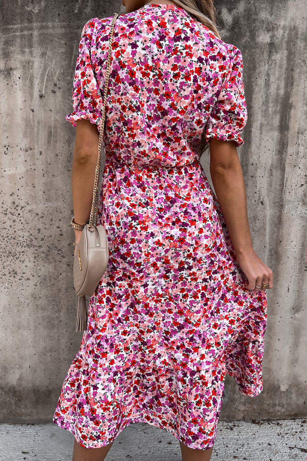 Georgia - Elegant blomsterkjole