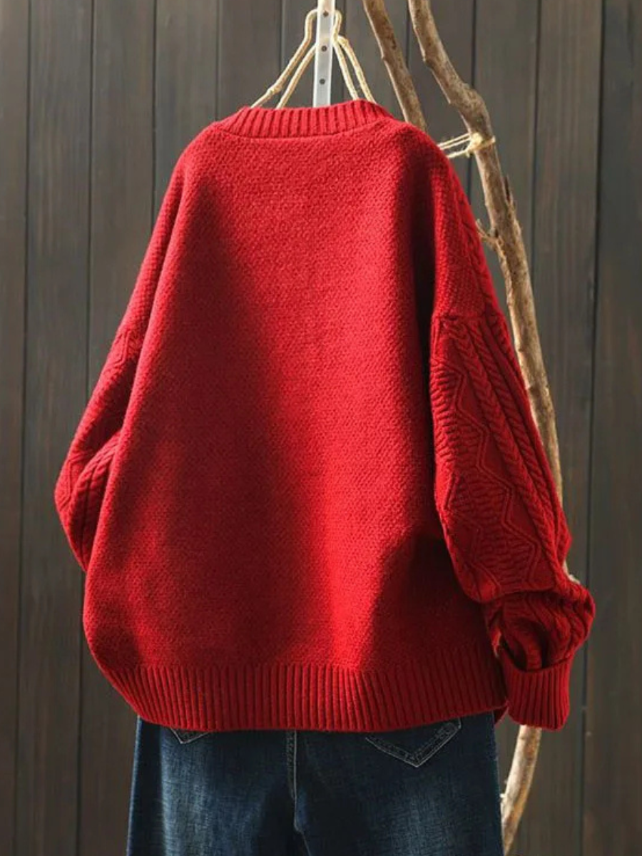 Doris - Elegant Strikket Cardigan