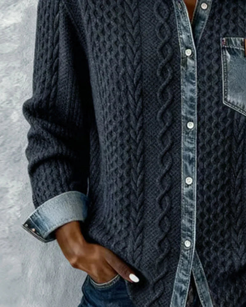 Simone - Fræk Denimskjorte