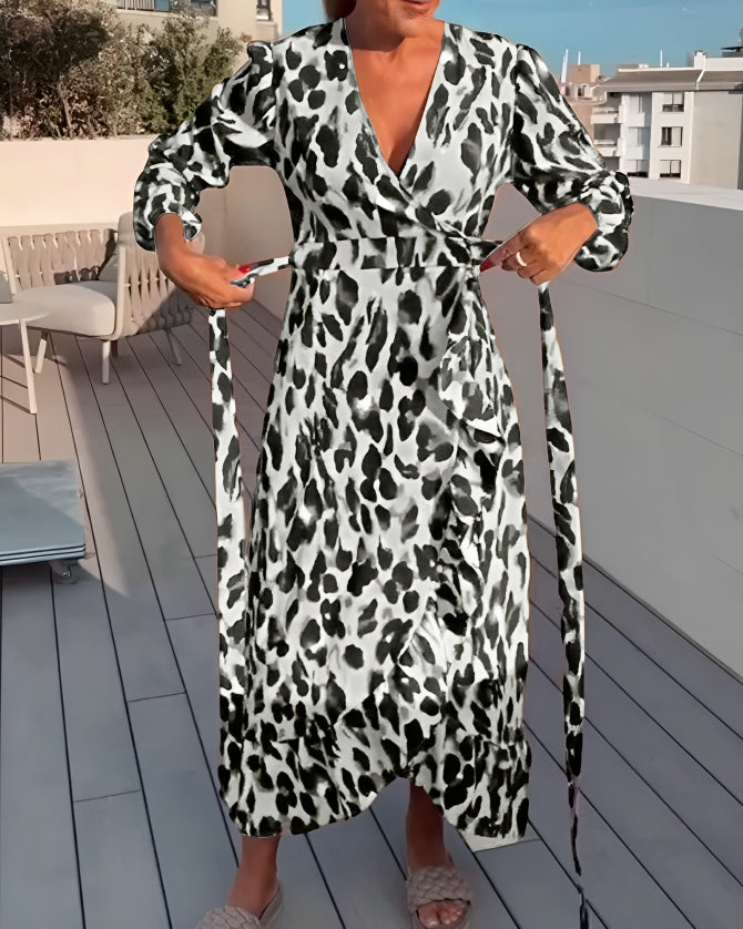 Sophia - Fræk leopardkjole