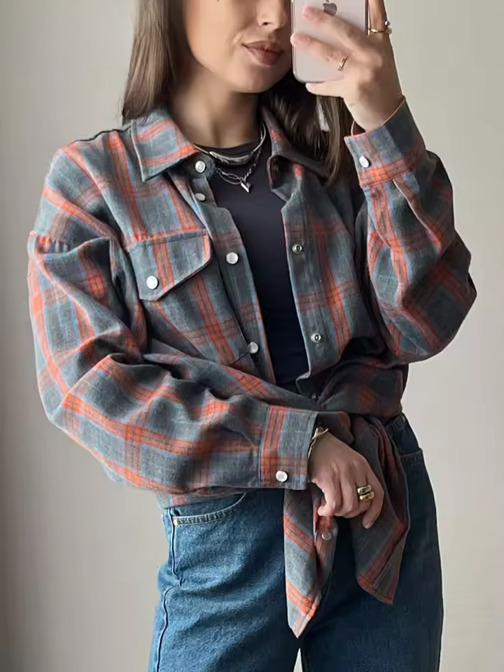 Leandra - Oversize vintageskjorte