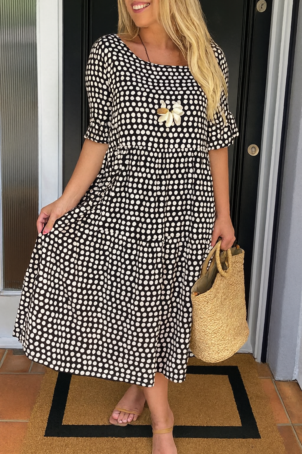 Diane - Elegant afslappet midikjole