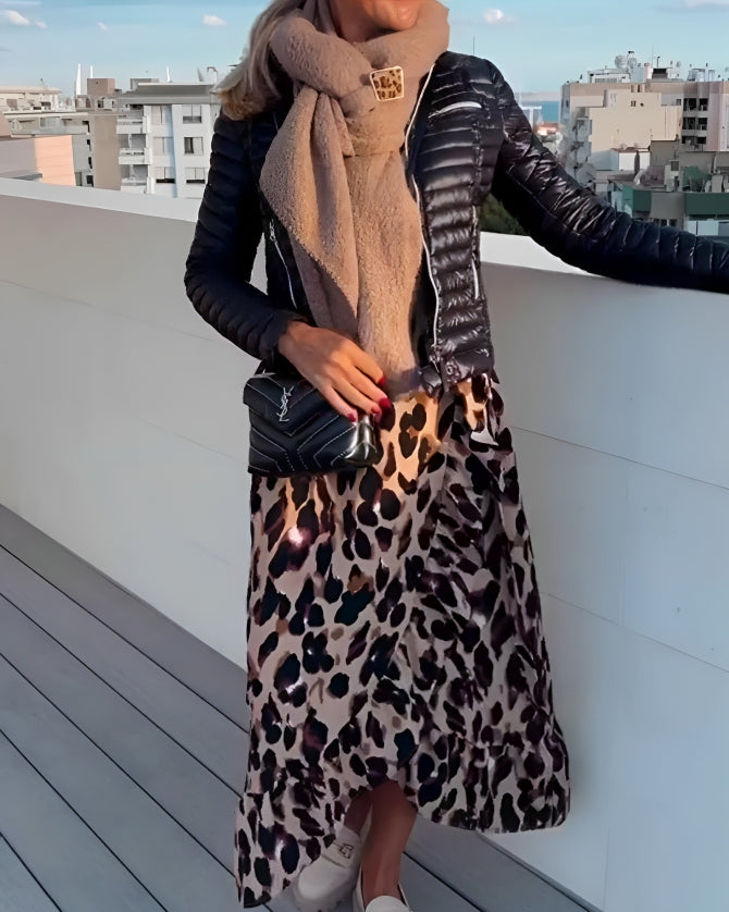 Sophia - Fræk leopardkjole