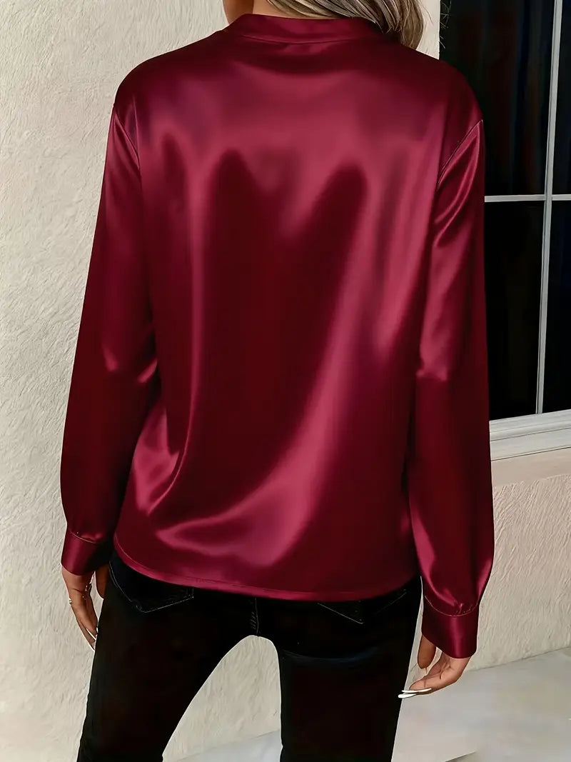 Satin - Elegant og sofistikeret bluse