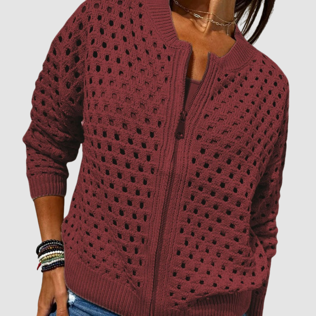 Desiree - Elegant strikcardigan