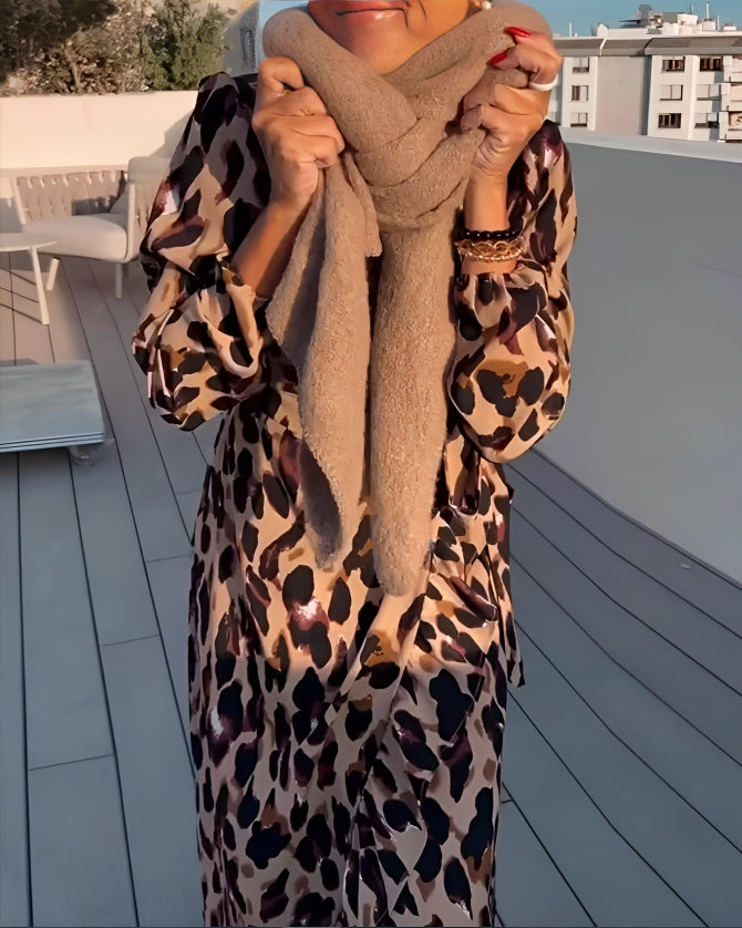 Sophia - Fræk leopardkjole