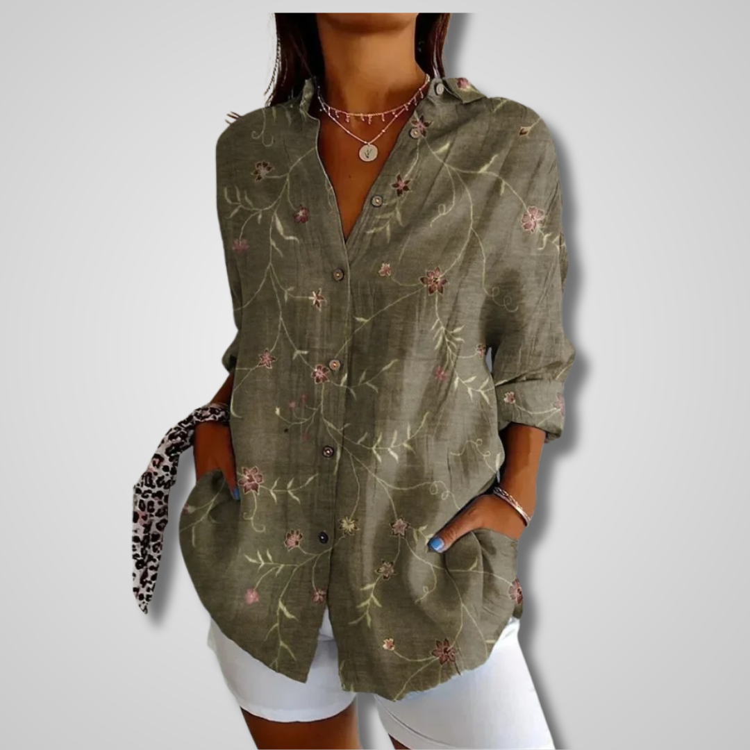 Melle - Elegant vintagebluse
