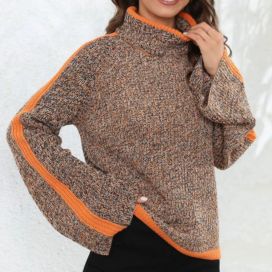 Diana - Stilfuld patchwork-sweater