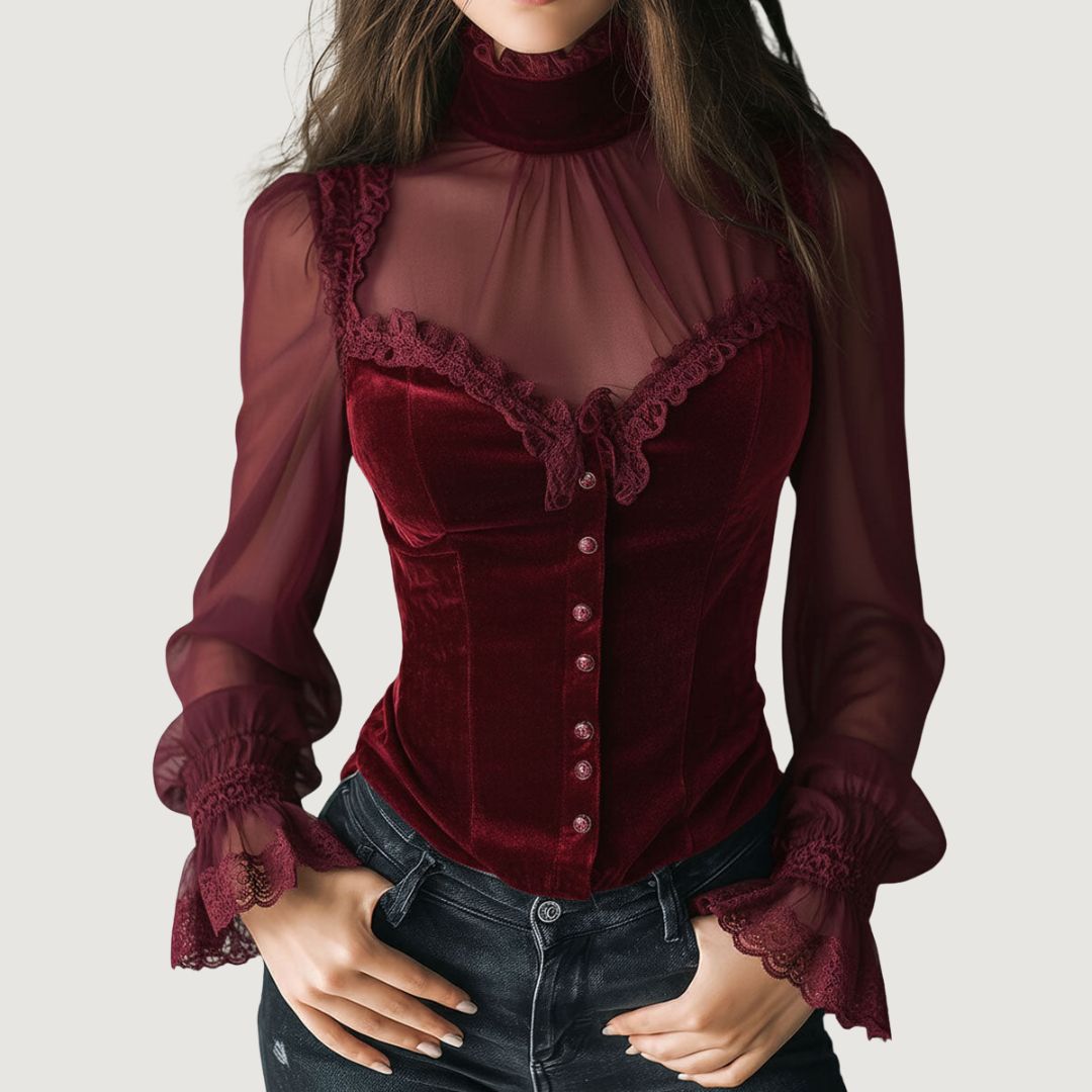Elvira - Elegant blondebluse