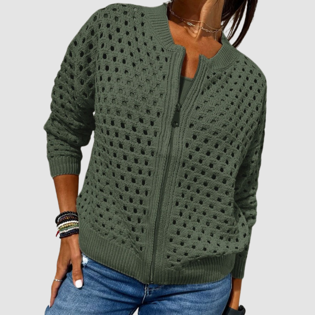 Desiree - Elegant strikcardigan