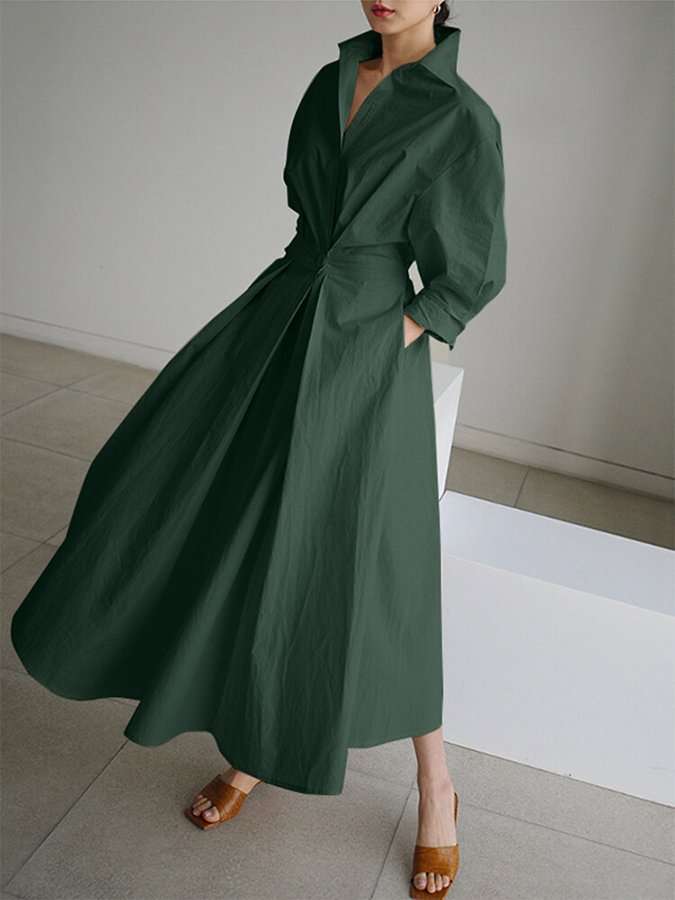 Clémence - Elegant lang kjole