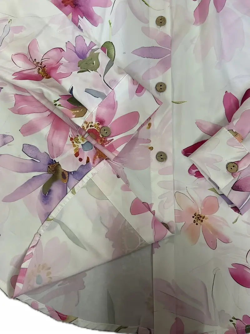 Emiliana - Elegant blomsterbluse