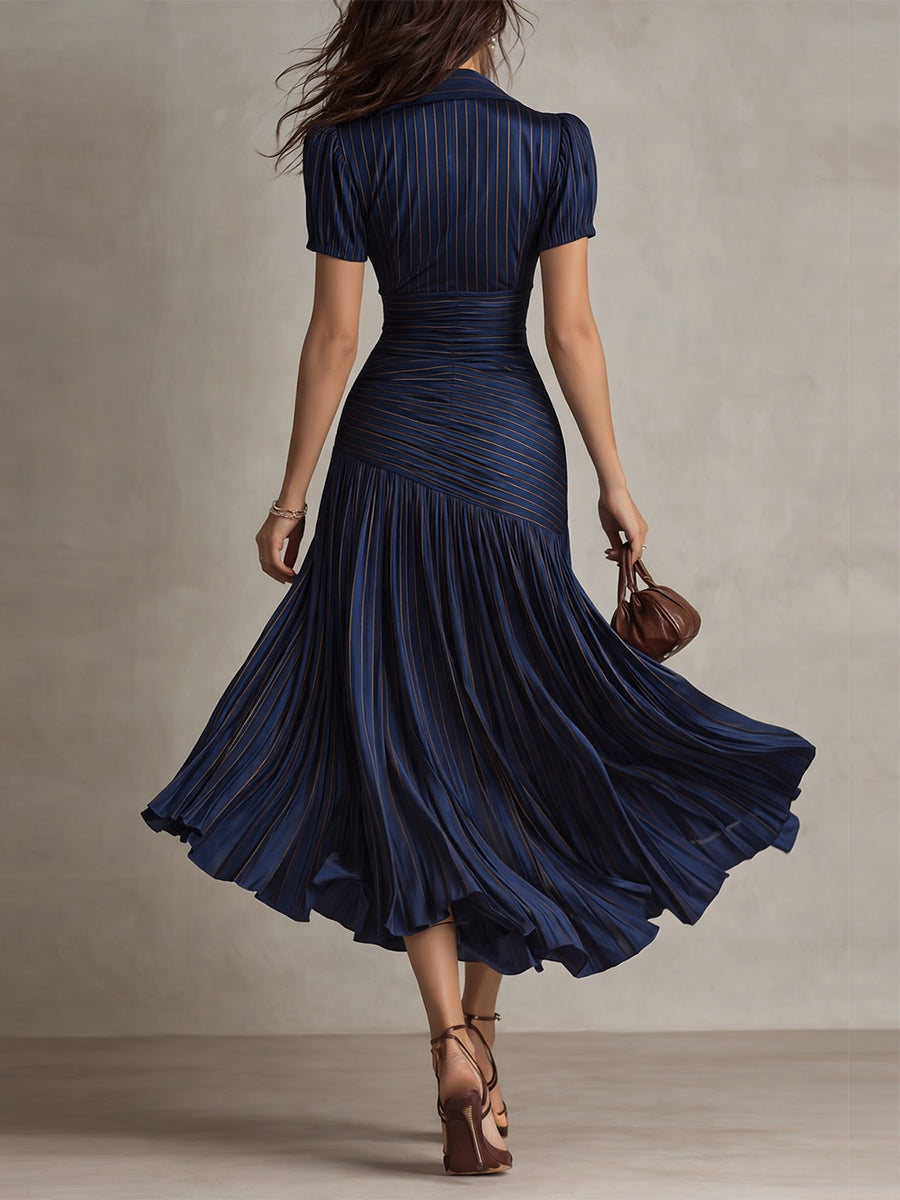 Manon - Elegant satinkjole