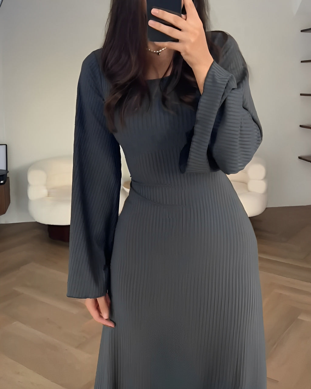 Gabriella - Elegant lang kjole