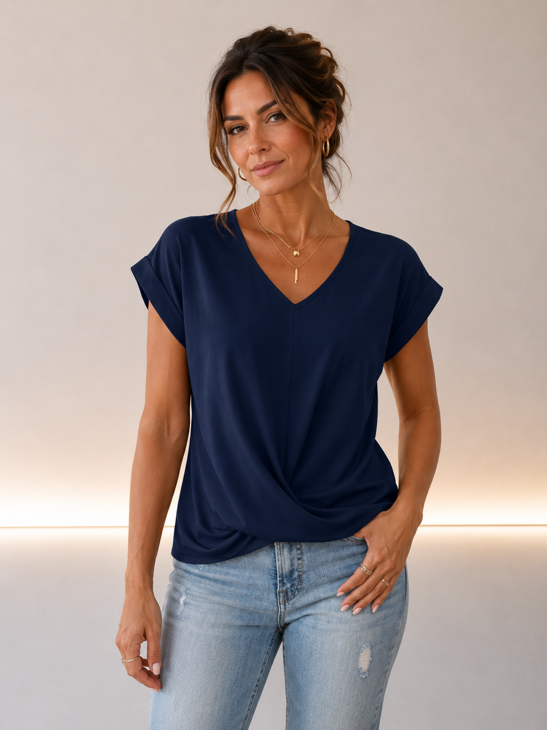 Giulia - Elegant og alsidig T-shirt