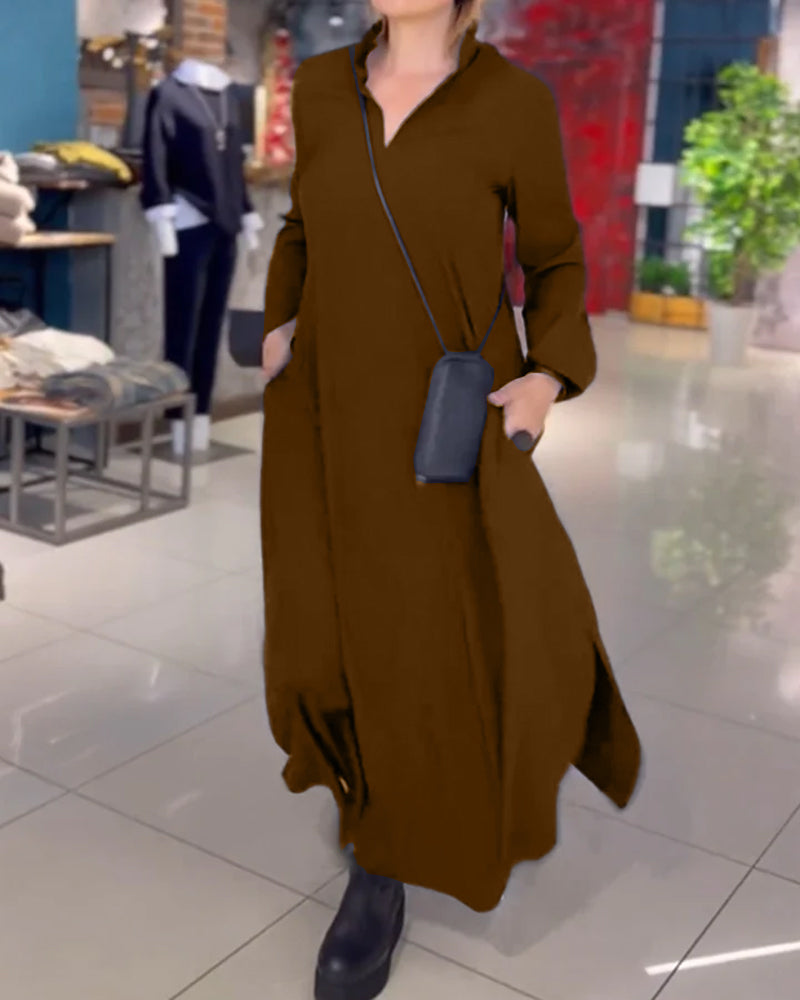 Evia - Elegant lang kjole
