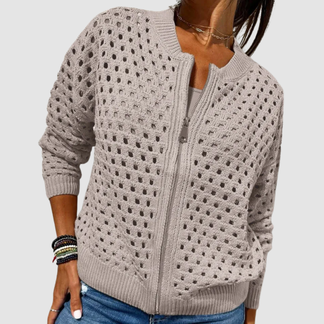 Desiree - Elegant strikcardigan