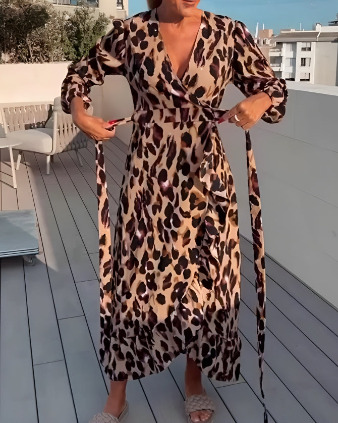 Sophia - Fræk leopardkjole