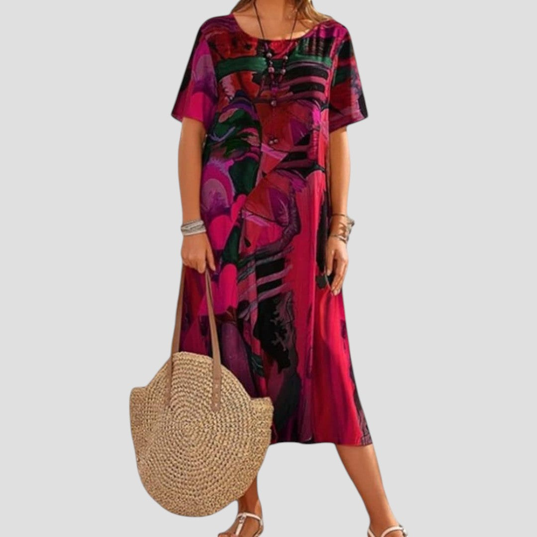 Vittoria - Behagelig boho-kjole