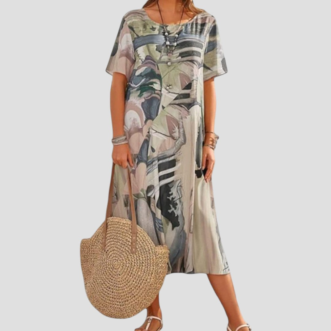 Vittoria - Behagelig boho-kjole
