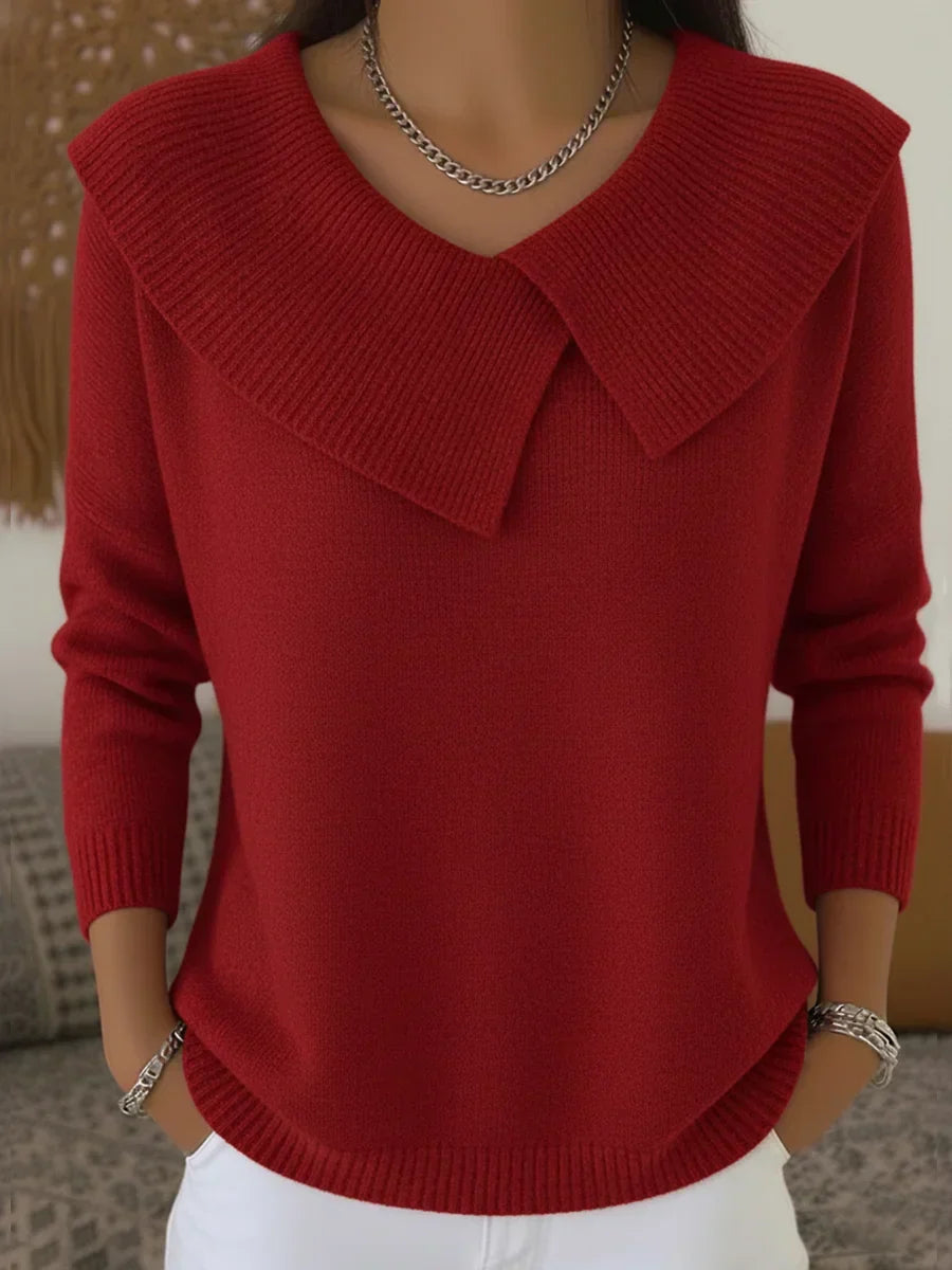 Rylee - Elegant ribstrikket pullover