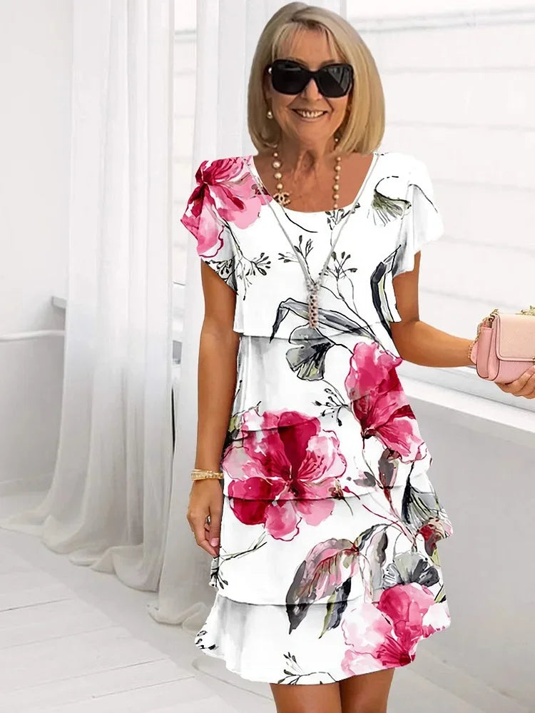 Mallory - Chic blomsterkjole