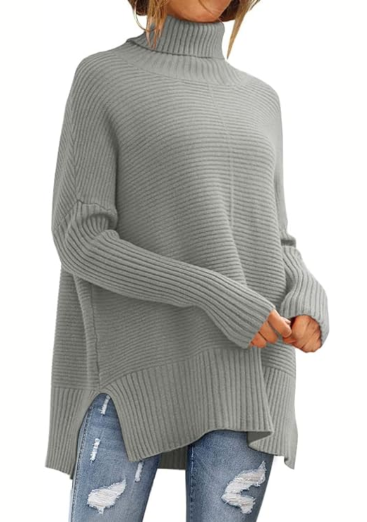 Anna - Behagelig rullekravesweater til efteråret